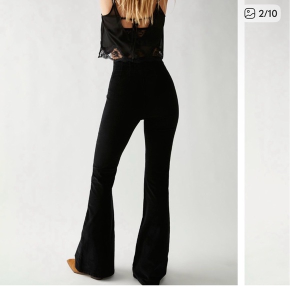 Free People Jayden Cord Flare Jumpsuit nwt - Picture 2 of 3